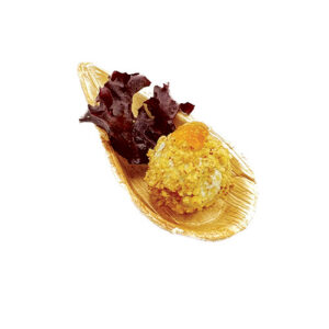 Nivová kroketa s meruňkovou marmeládou